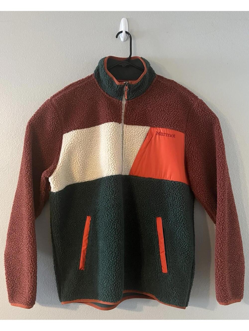 Marmot Men's Noland 1/2 Zip Fleece Men's XL/TG Colorblock Multicolor Hiking Gorp